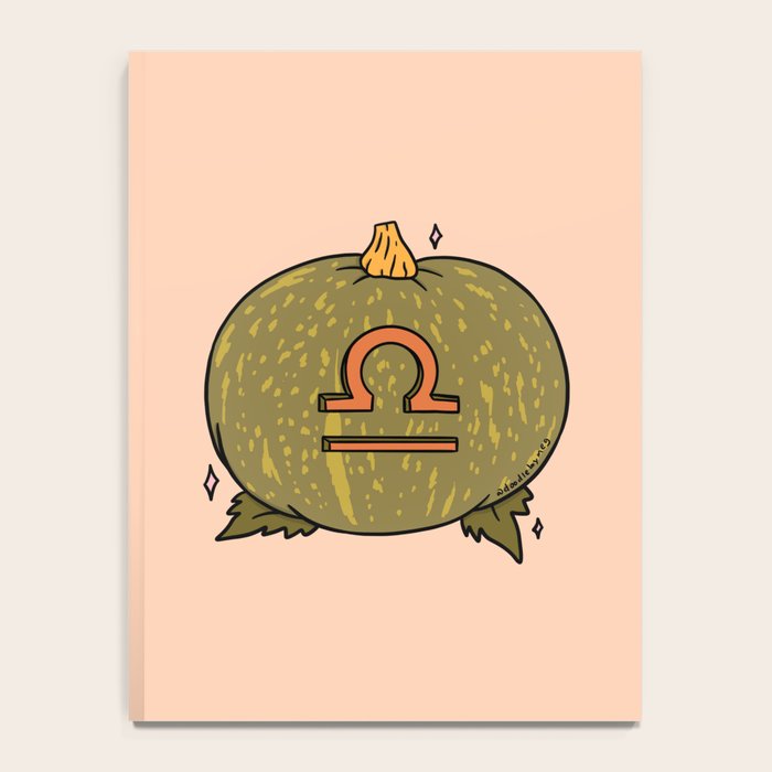 Libra Pumpkin Notebook Gallery Image 4
