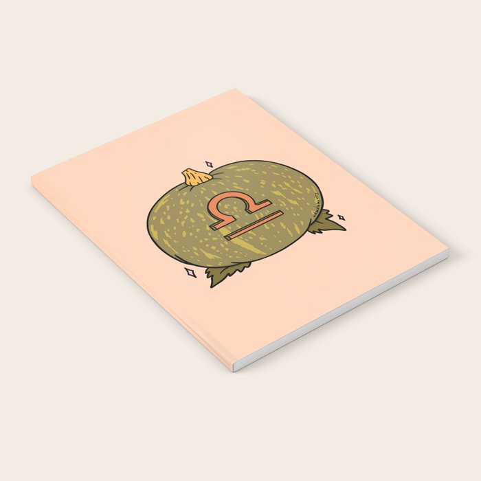 Libra Pumpkin Notebook Gallery Image 2
