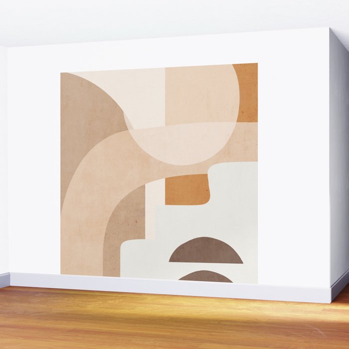 Abstract Minimal Shapes 19 Wall Mural Gallery Image 2