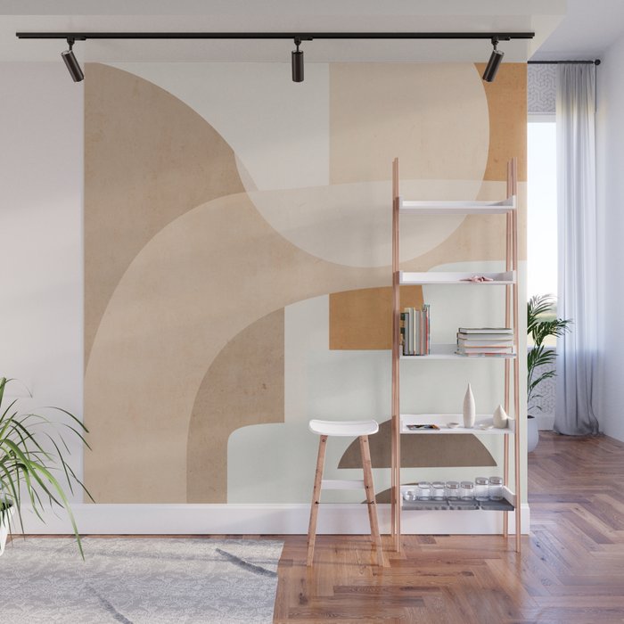 Abstract Minimal Shapes 19 Wall Mural Gallery Image 1