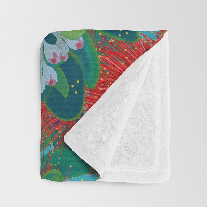 Ohia Lehua Life Throw Blanket Gallery Image 3