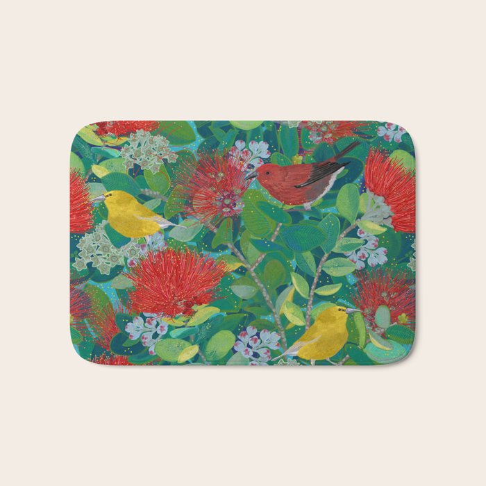Ohia Lehua Life Bath Mat Gallery Image 1