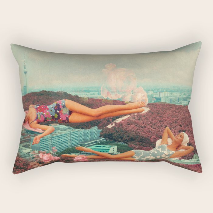 Those Pink Afternoons Rectangular Pillow Gallery Image 2