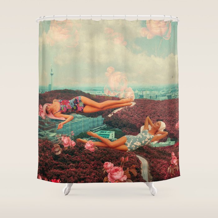 Those Pink Afternoons Shower Curtain Gallery Image 1