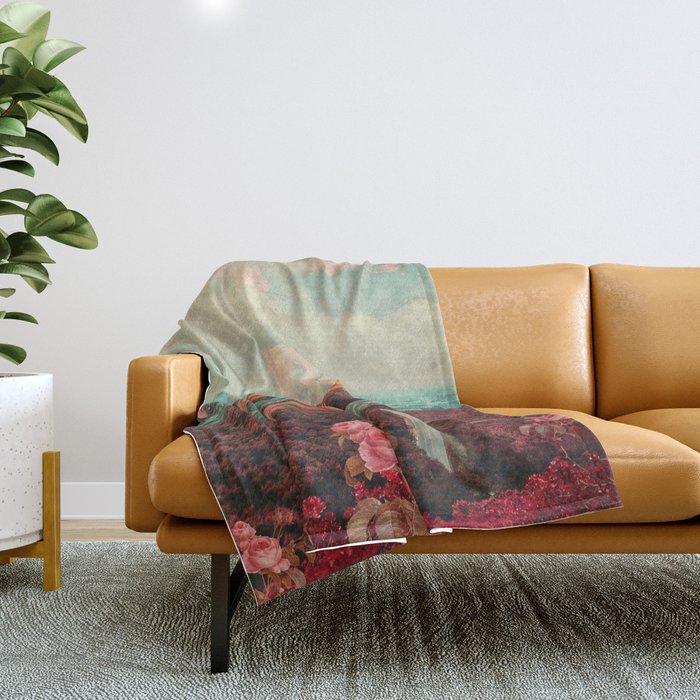 Those Pink Afternoons Throw Blanket Gallery Image 1