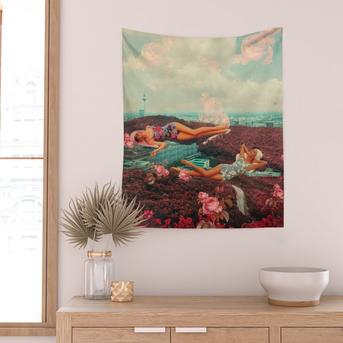 Those Pink Afternoons Wall Tapestry Gallery Image 2