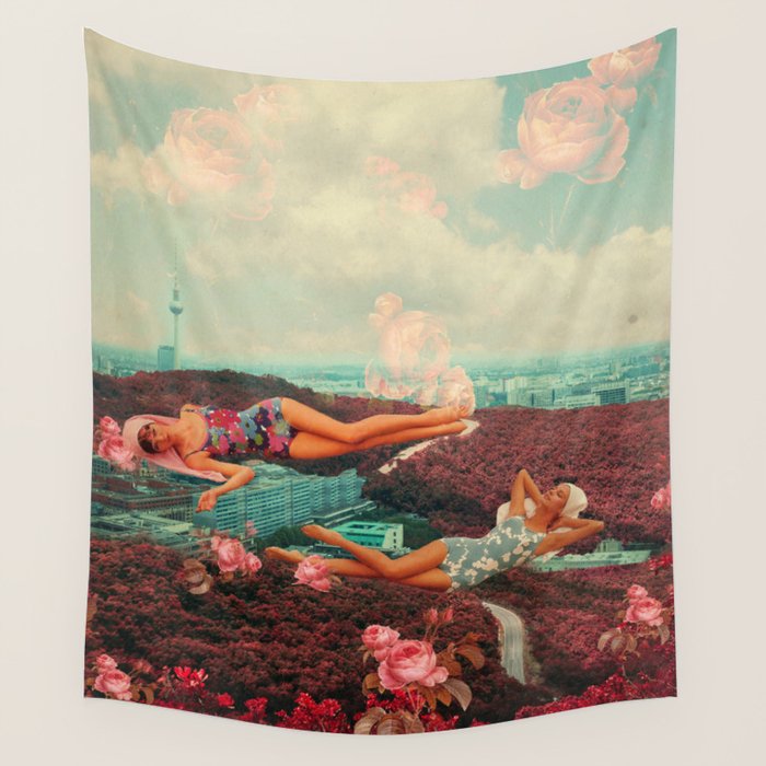 Those Pink Afternoons Wall Tapestry Gallery Image 4