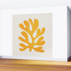 Canary Leaf: Matisse Color Paper Cutouts 04 Wall Mural Gallery Image 2
