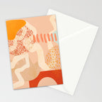 mid century modern abstract design II Stationery Card Gallery Image 2