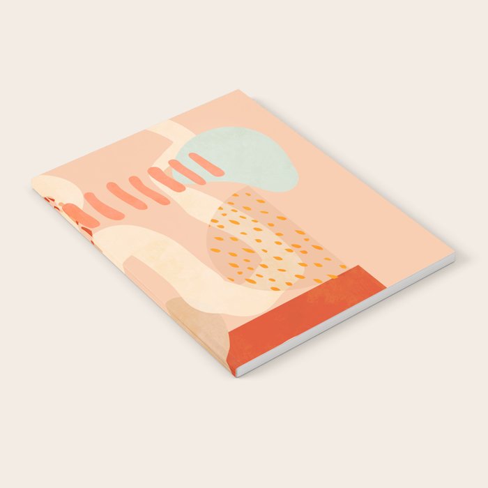mid century modern abstract design II Notebook Gallery Image 2