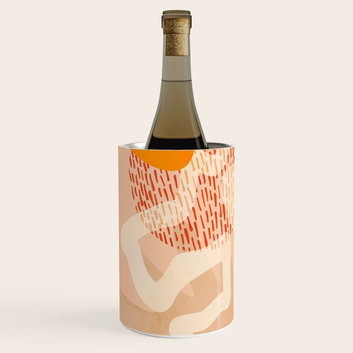 mid century modern abstract design II Wine Chiller Gallery Image 2