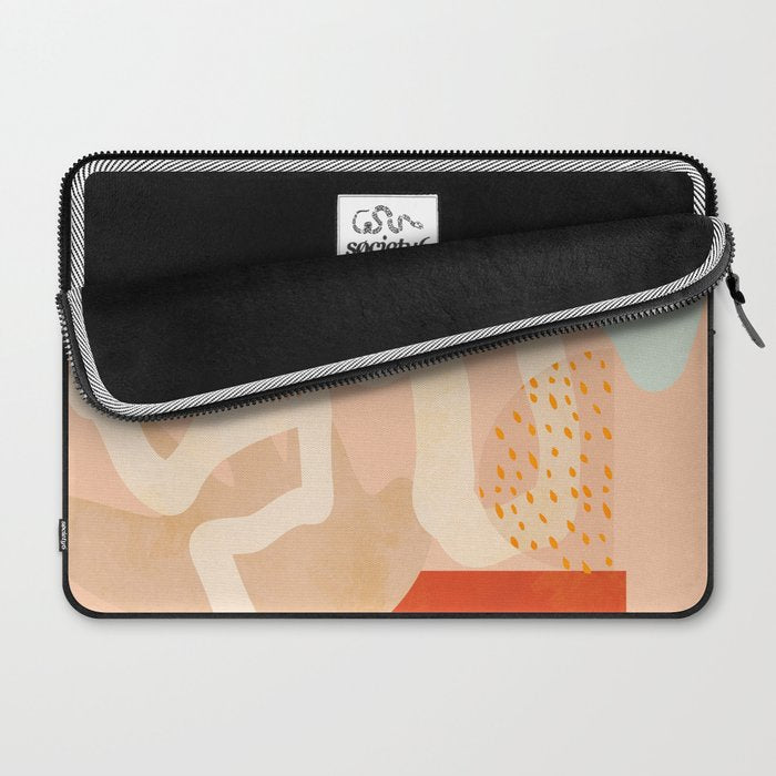 mid century modern abstract design II Laptop Sleeve Gallery Image 2