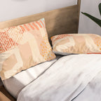 mid century modern abstract design II Pillow Sham Gallery Image 2