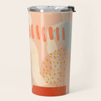 mid century modern abstract design II Travel Mug Gallery Image 2