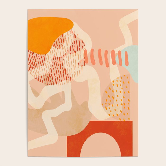 mid century modern abstract design II Poster Gallery Image 1