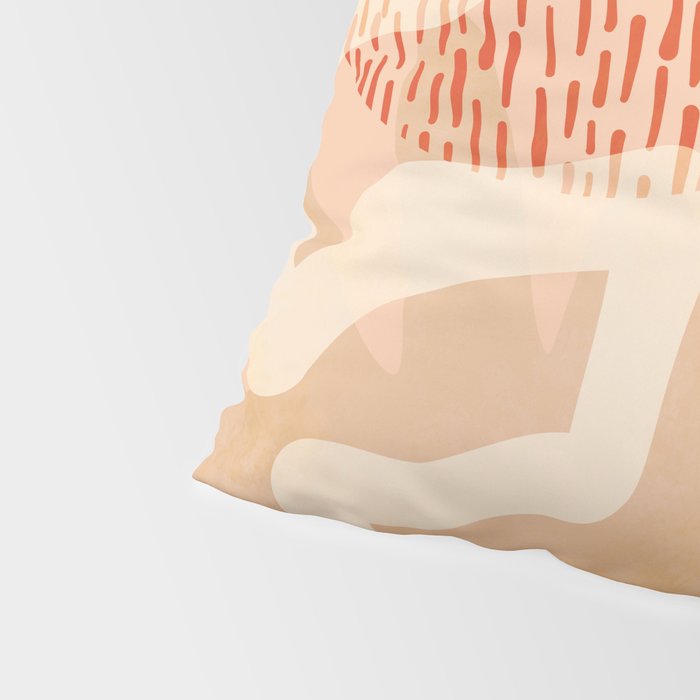 mid century modern abstract design II Pillow Sham Gallery Image 4