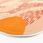 mid century modern abstract design II Bath Mat Gallery Image 3