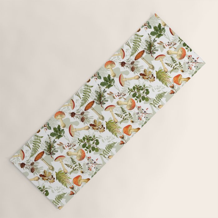 Vintage & Shabby Chic - Autumn Harvest Botanical Garden Yoga Mat Gallery Image 1