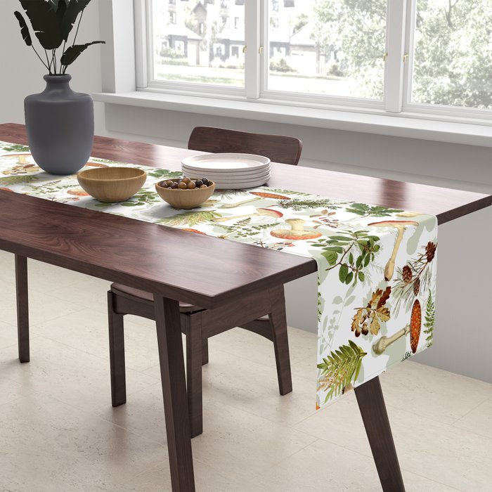 Vintage & Shabby Chic - Autumn Harvest Botanical Garden Table Runner Gallery Image 2