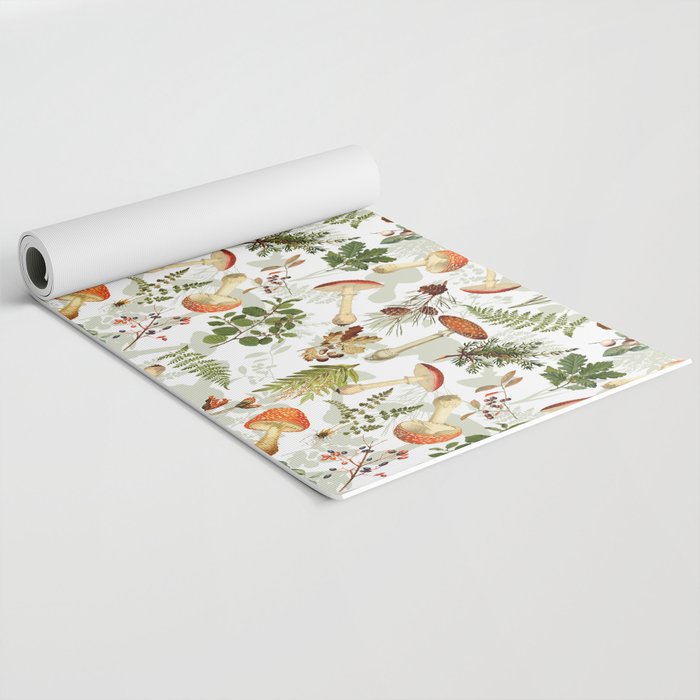 Vintage & Shabby Chic - Autumn Harvest Botanical Garden Yoga Mat Gallery Image 2