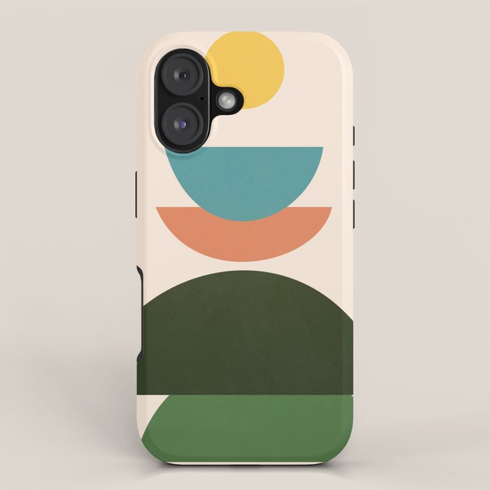 Abstract Shape Design iPhone Case Gallery Image 1