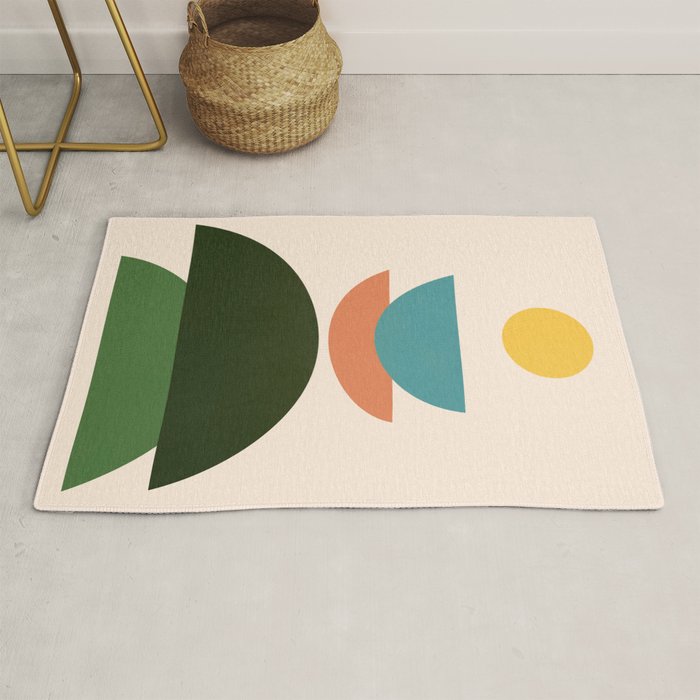 Abstract Shape Design Rug Gallery Image 1