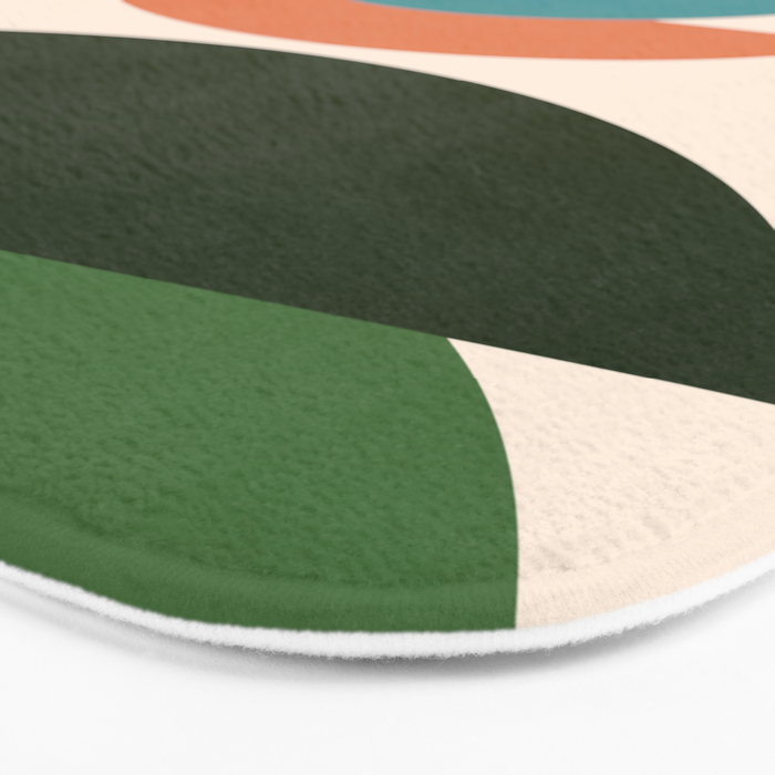 Abstract Shape Design Bath Mat Gallery Image 3