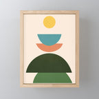 Abstract Shape Design Mini Art Print Gallery Image 1