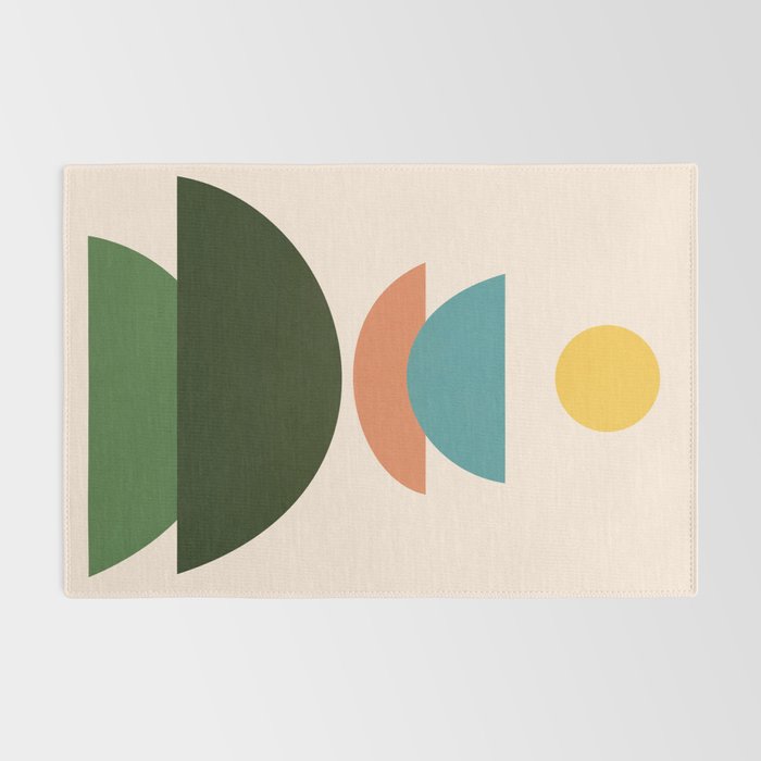Abstract Shape Design Rug Gallery Image 2