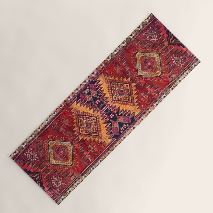 Berber Oiental Traditional North African Moroccan Style Yoga Mat Gallery Image 1