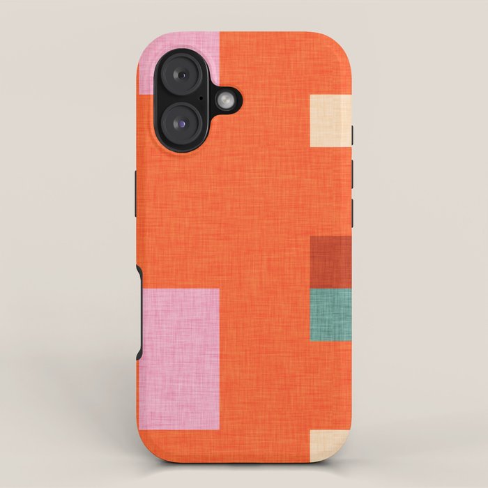 Bold Minimalism Orange iPhone Case Gallery Image 1