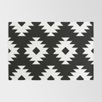 Southwestern  Black and White Rug Gallery Image 2