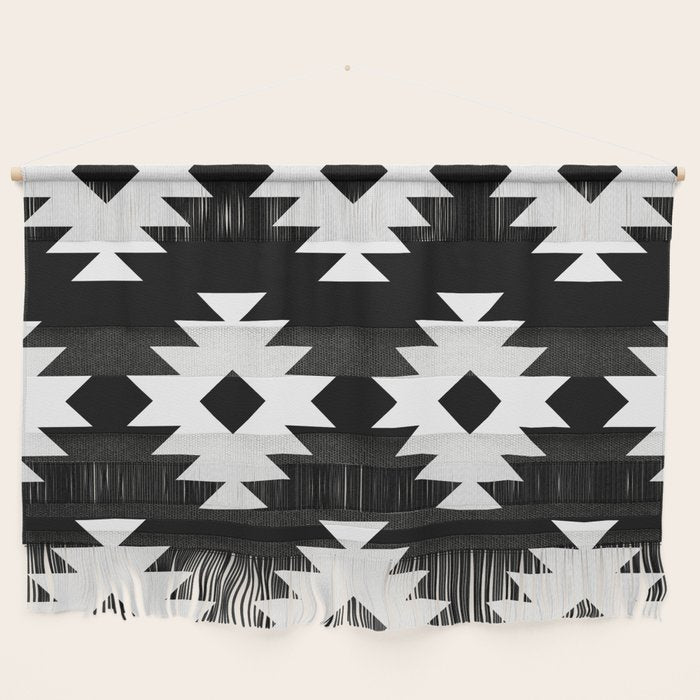Southwestern  Black and White Wall Hanging Gallery Image 1