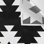 Southwestern  Black and White Wall Tapestry Gallery Image 3