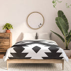 Southwestern  Black and White Comforter Gallery Image 3