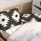 Southwestern  Black and White Pillow Sham Gallery Image 2