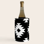Southwestern  Black and White Wine Chiller Gallery Image 3