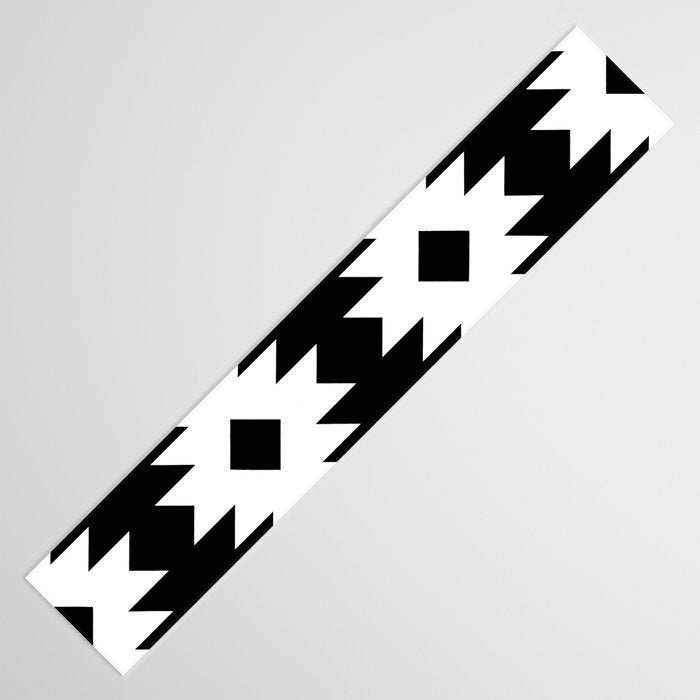 Southwestern  Black and White Table Runner Gallery Image 3