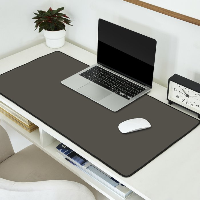 URBANE BRONZE solid color Desk Mat Gallery Image 2