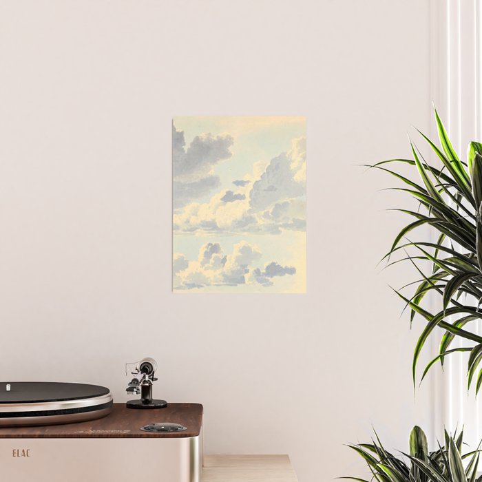 Watercolor Painting Sunrise Clouds Poster Gallery Image 2