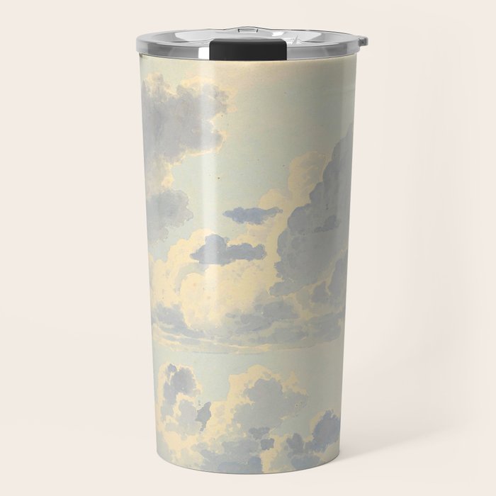 Watercolor Painting Sunrise Clouds Travel Mug Gallery Image 1