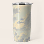 Watercolor Painting Sunrise Clouds Travel Mug Gallery Image 1
