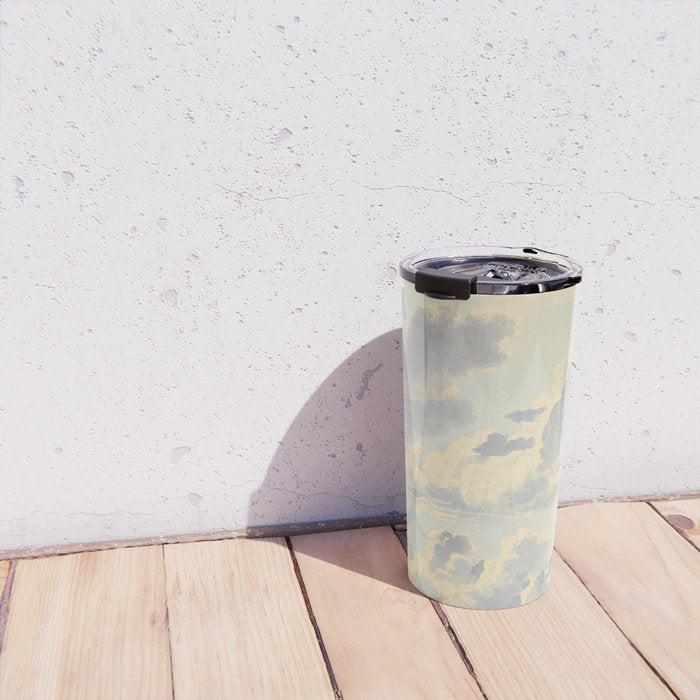Watercolor Painting Sunrise Clouds Travel Mug Gallery Image 4