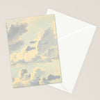 Watercolor Painting Sunrise Clouds Stationery Card Gallery Image 2