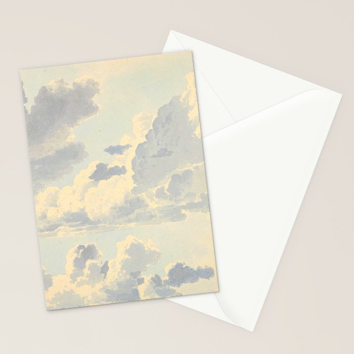 Watercolor Painting Sunrise Clouds Stationery Card Gallery Image 2