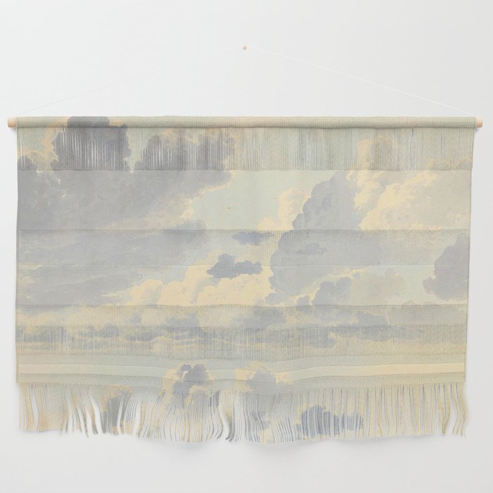 Watercolor Painting Sunrise Clouds Wall Hanging Gallery Image 1