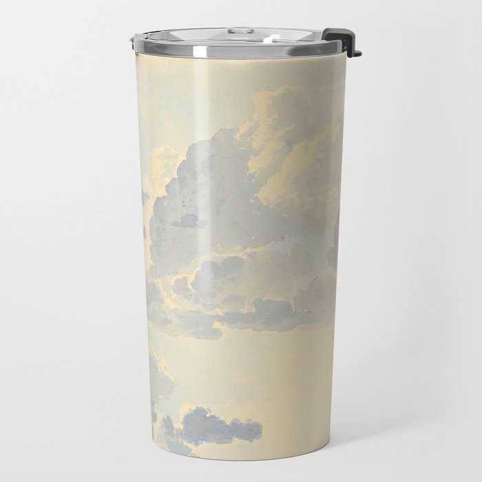 Watercolor Painting Sunrise Clouds Travel Mug Gallery Image 2