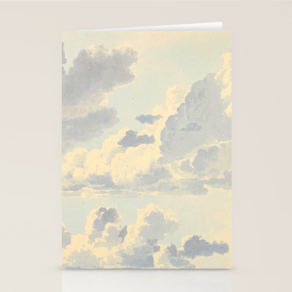 Watercolor Painting Sunrise Clouds Stationery Card Gallery Image 2