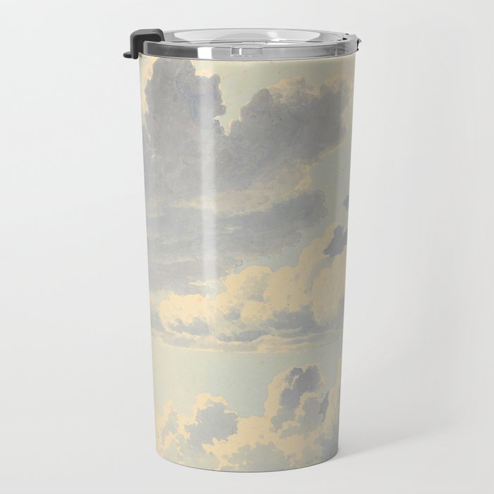 Watercolor Painting Sunrise Clouds Travel Mug Gallery Image 3