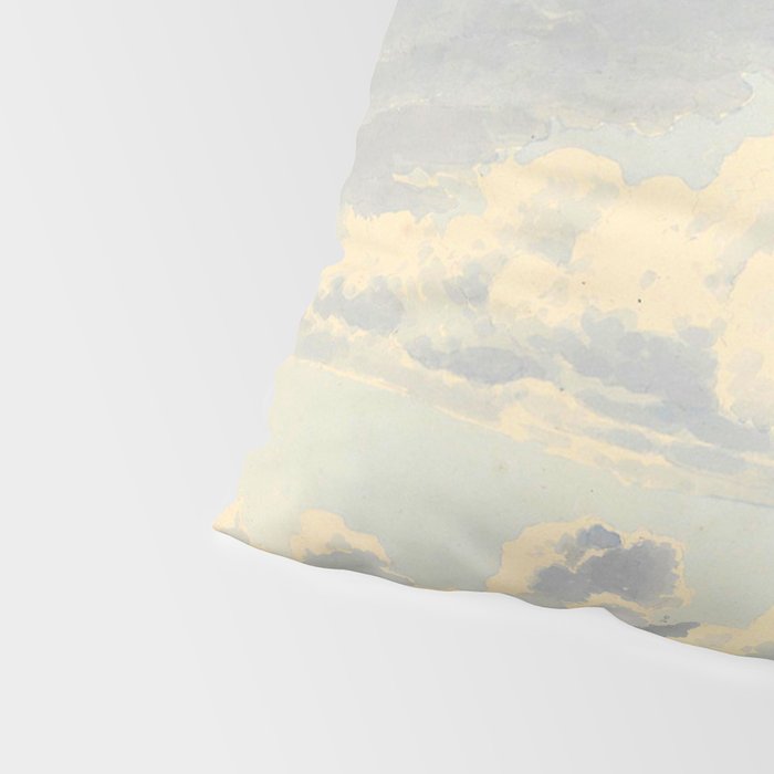 Watercolor Painting Sunrise Clouds Pillow Sham Gallery Image 4